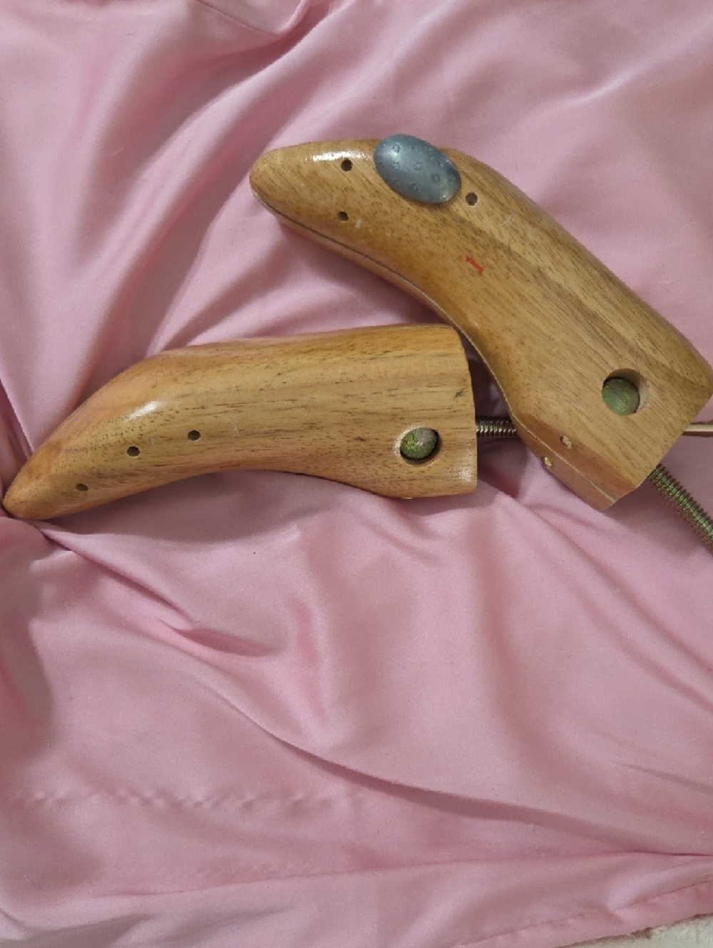 Wooden Shoe Trees for Women - Light Brown - Picture 3 of 4